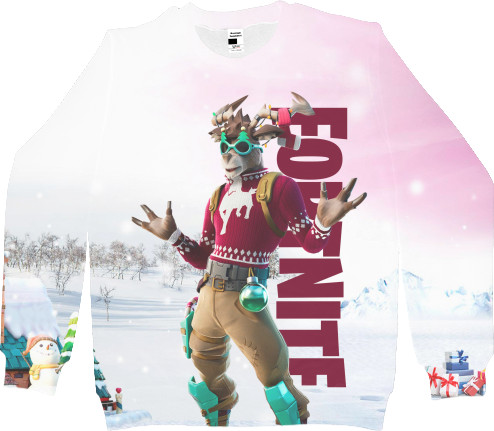 Women's Sweatshirt 3D - FORTNITE (46) - Mfest