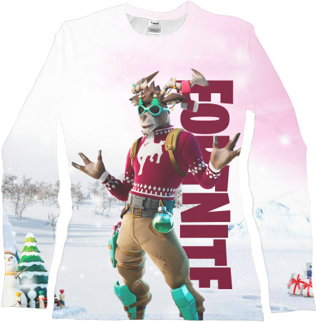 Women's Longsleeve Shirt 3D - FORTNITE (46) - Mfest