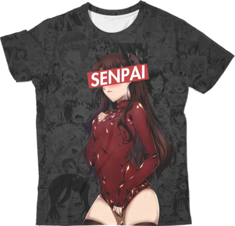 Man's T-shirt 3D - Anime Senpai 2 - Mfest