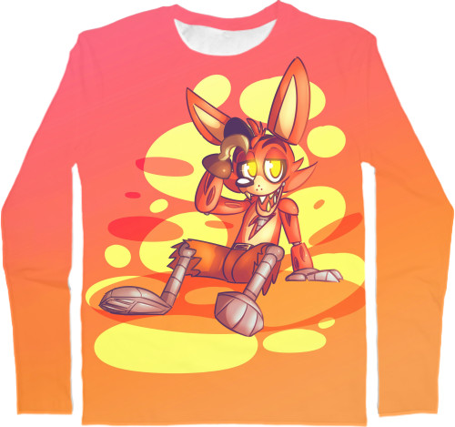 Kids' Longsleeve Shirt 3D - FNAF (1) - Mfest