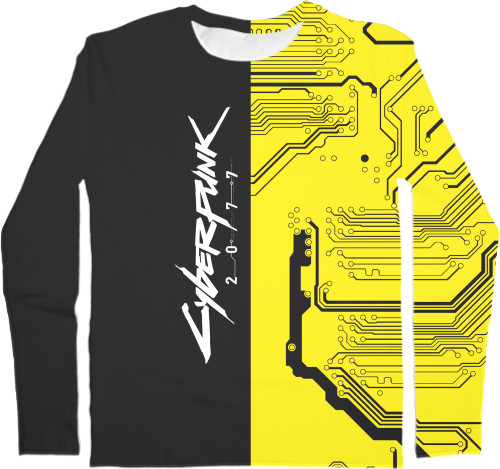 Men's Longsleeve Shirt 3D - CYBERPUNK 2077 (9) - Mfest