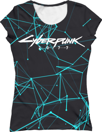 Women's T-Shirt 3D - CYBERPUNK 2077 (10) - Mfest