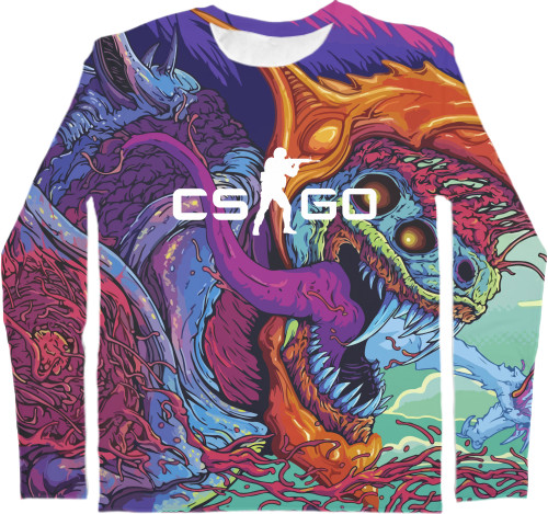 Men's Longsleeve Shirt 3D - CS:GO (HyperBeast) - Mfest