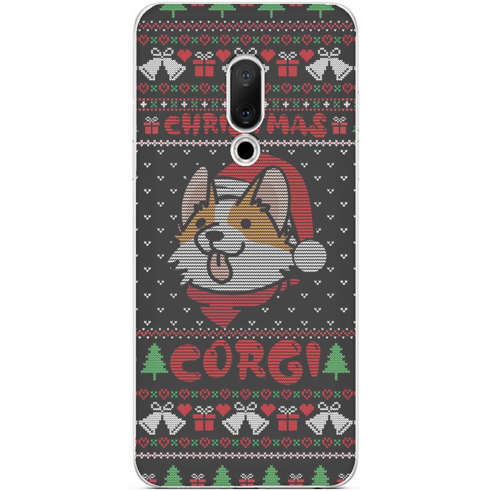 Чехол Meizu - Christmas Corgi - Mfest