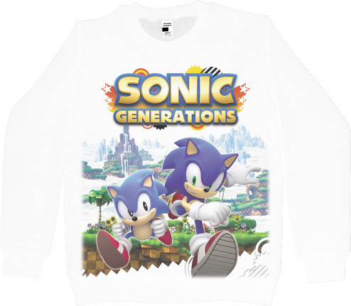 Men's Sweatshirt 3D - SONIC (44) - Mfest