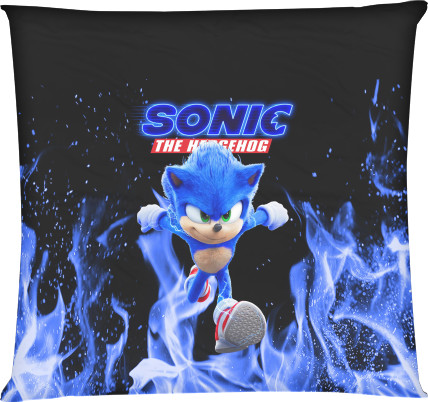 Square Throw Pillow - SONIC (42) - Mfest