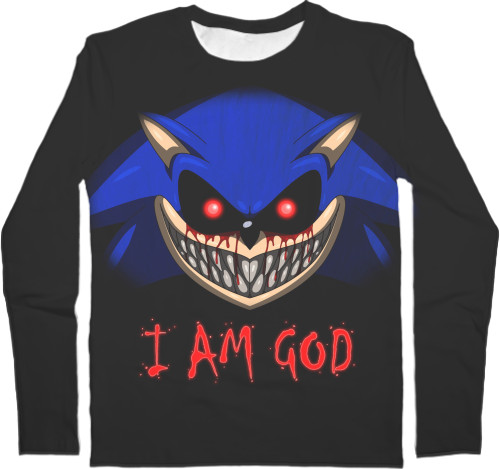 Men's Longsleeve Shirt 3D - SONIC (32) - Mfest