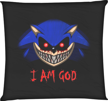 Square Throw Pillow - SONIC (32) - Mfest