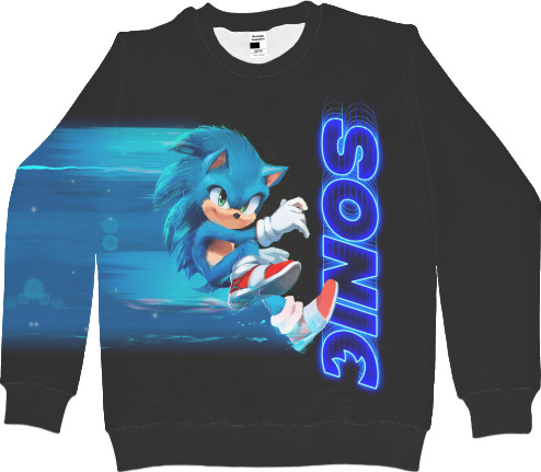 Men's Sweatshirt 3D - Sonic (28) - Mfest