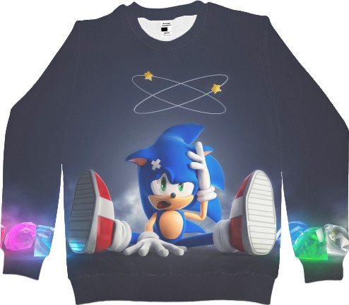 Men's Sweatshirt 3D - Sonic (26) - Mfest