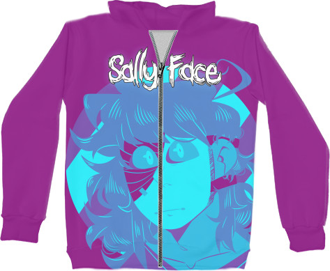 Unisex Zip-through Hoodie 3D - Sally Face (17) - Mfest