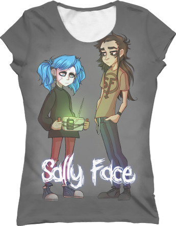 Women's T-Shirt 3D - Sally Face (15) - Mfest