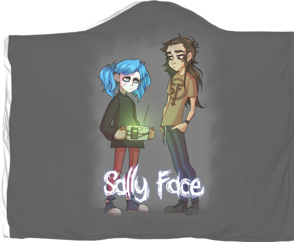 Плед з капюшоном 3D - Sally Face (15) - Mfest