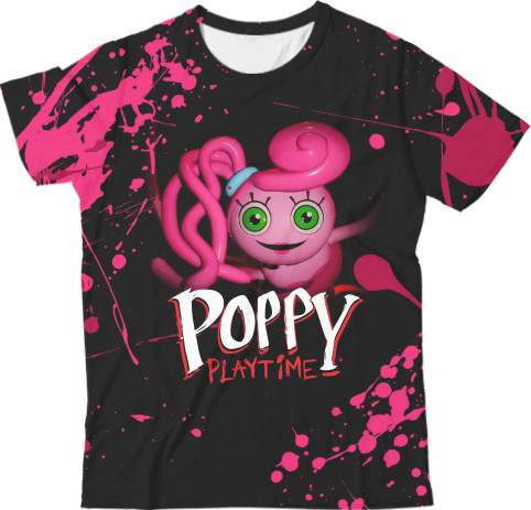 Kids' T-Shirt 3D - Poppy Playtime (Mommy) 1 - Mfest