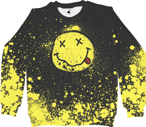 Men's Sweatshirt 3D - NIRVANA (25) - Mfest