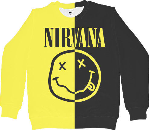 Kids' Sweatshirt 3D - NIRVANA (18) - Mfest