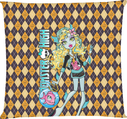 Подушка квадратная - Monster High (9) - Mfest