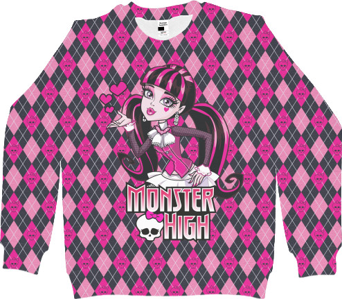 Світшот 3D Чоловічий - Monster High (5) - Mfest