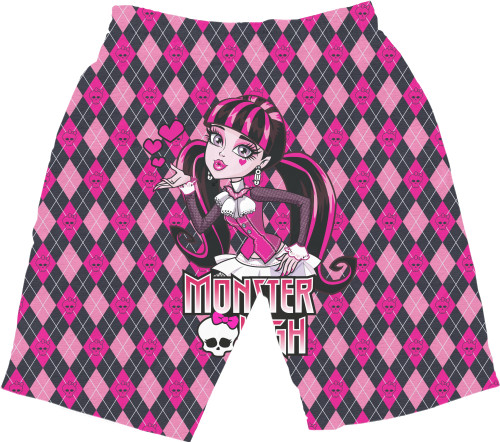 Men's Shorts 3D - Monster High (5) - Mfest