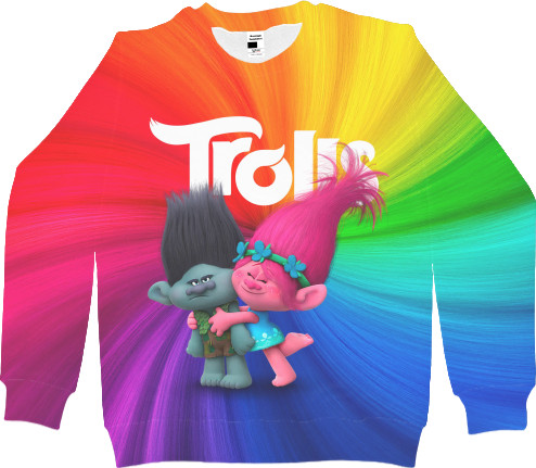 Men's Sweatshirt 3D - Trolls (6) - Mfest