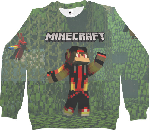 Men's Sweatshirt 3D - MINECRAFT (11) - Mfest