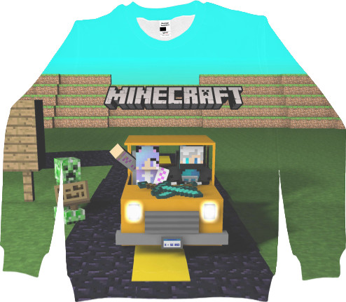 Men's Sweatshirt 3D - Minecraft (1) - Mfest