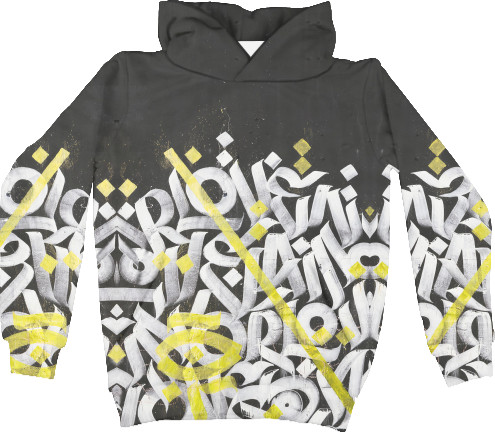 Unisex Hoodie 3D - graphite - Mfest