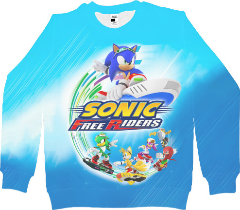 Men's Sweatshirt 3D - SONIC (48) - Mfest