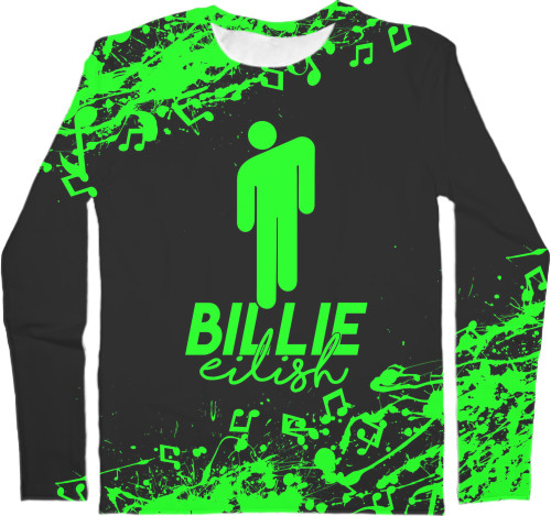 Men's Longsleeve Shirt 3D - Billie Eilish (9) - Mfest