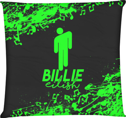 Square Throw Pillow - Billie Eilish (9) - Mfest