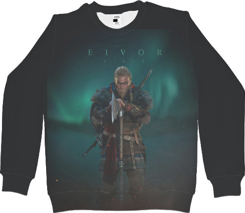 Women's Sweatshirt 3D - Assassin's Creed Valhalla (3) - Mfest