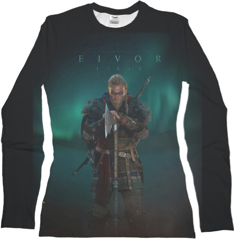 Women's Longsleeve Shirt 3D - Assassin's Creed Valhalla (3) - Mfest