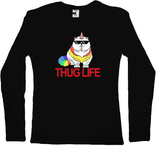 Women's Longsleeve Shirt - Thug life - Mfest