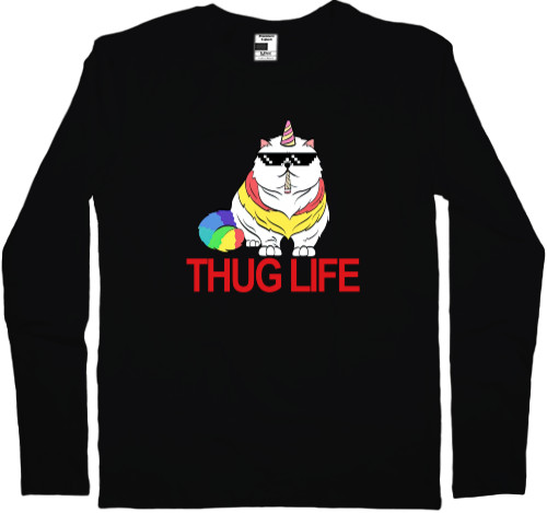 Kids' Longsleeve Shirt - Thug life - Mfest