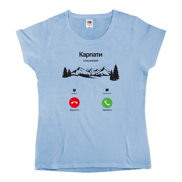 Women's T-shirt Fruit of the loom - Carpathians - Mfest