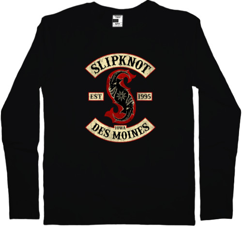 Men's Longsleeve Shirt -  Slipknot  Lowa Des Moines - Mfest