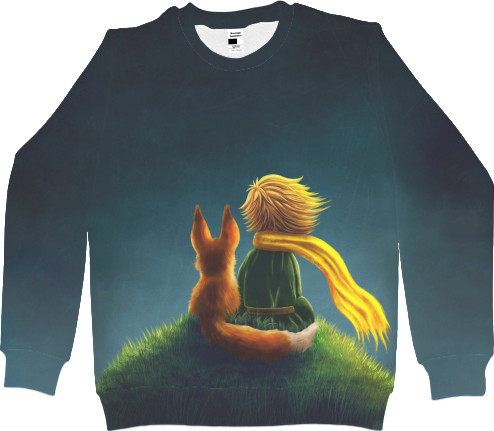 Women's Sweatshirt 3D - Little prince with a fox - Mfest