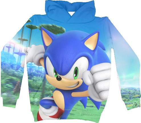 Kids' Hoodie 3D - Sonic - Mfest