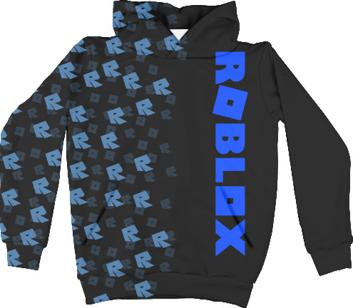 Kids' Hoodie 3D - Roblox logo - Mfest