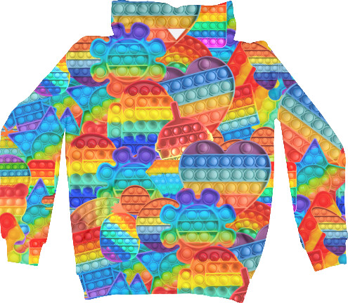 Unisex Hoodie 3D - Various Pop It - Mfest