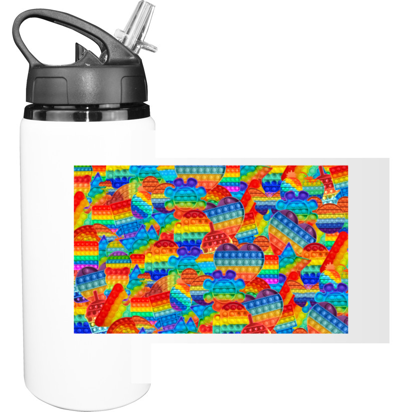 Sport Water Bottle - Various Pop It - Mfest