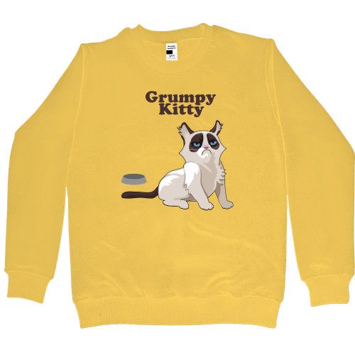 Kids' Premium Sweatshirt - Grumpy kitten - Mfest