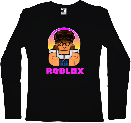 Women's Longsleeve Shirt - Roblox girl - Mfest