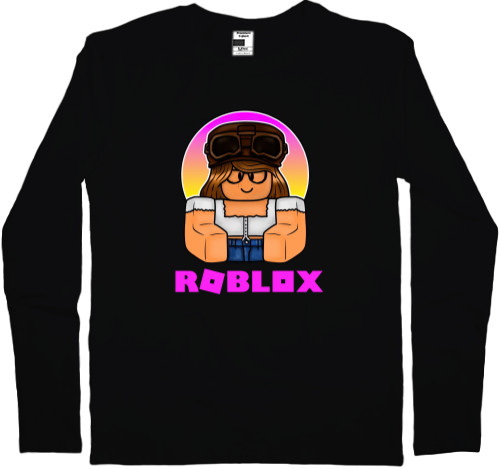 Kids' Longsleeve Shirt - Roblox girl - Mfest