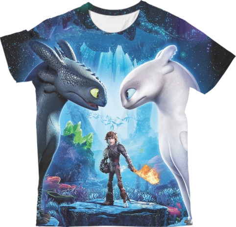 Kids' T-Shirt 3D - How to train your dragon 11 - Mfest