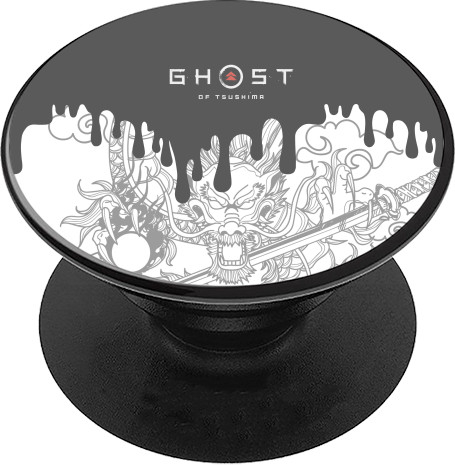 PopSocket Подставка для мобильного - Ghost of Tsushima 1 - Mfest