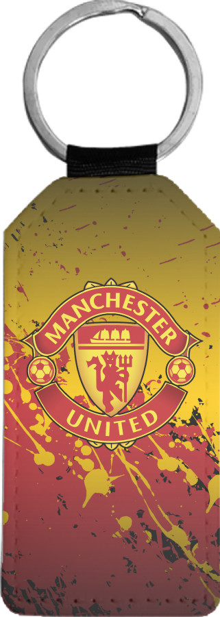 Rectangular Keychain - manchester united [1] - Mfest