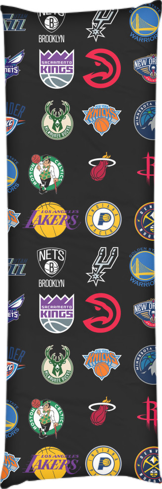 Подушка дакимакура - NBA (ЛОГОТИПЫ 1) - Mfest Баскетбол - Подушка дакимакура - NBA (ЛОГОТИПЫ 1) - Mfest