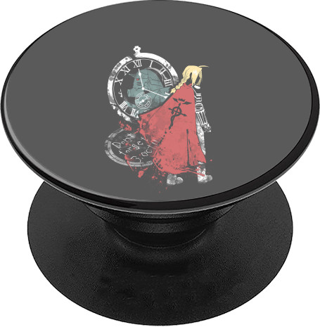 Стальной алхимик / Fullmetal Alchemist - PopSocket Stand for mobile - Стальной алхимик (2) - Mfest