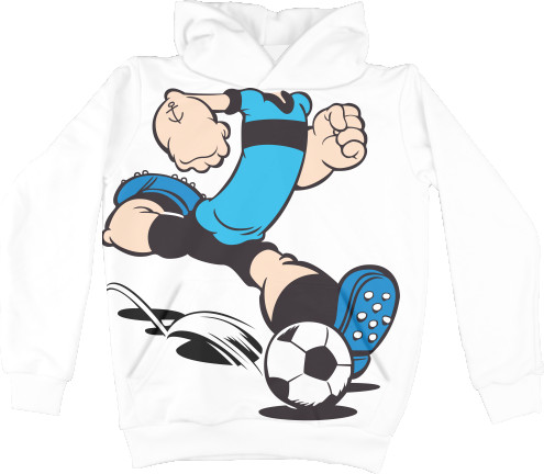 Kids' Hoodie 3D - Popeye the Sailor - Mfest